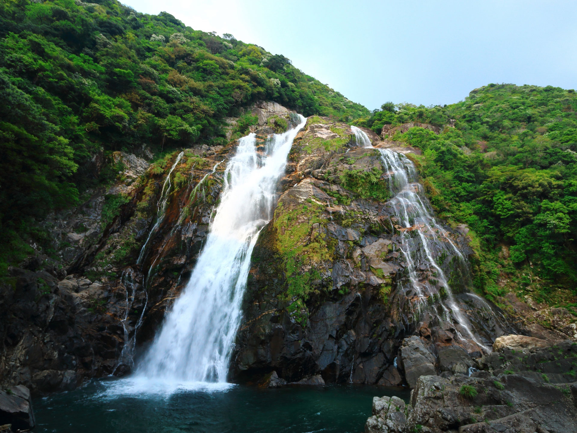 Ohko Falls, Senpiro Falls, Yakushima's famous waterfalls